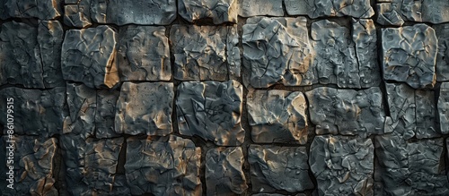 Stone wall as background or texture. with copy space image. Place for adding text or design
