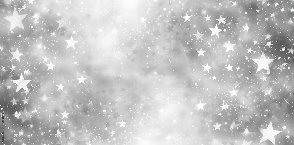 Shining Bright. Elegant white stars background concept