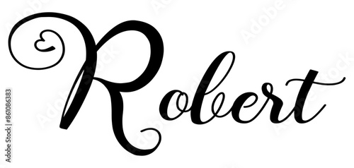Robert - colore nero - parola nome scritta con cuori - ideale per website, presentazioni, biglietti, banners, sweatshirt, stampe, cricut, silhouette, sublimazioni, etichette, adesivi
 