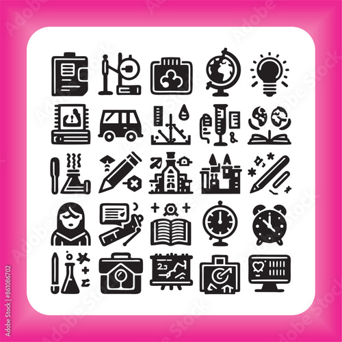 education icon collection