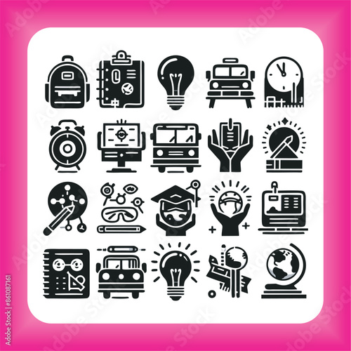 education icon collection