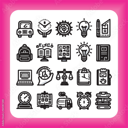 education icon collection