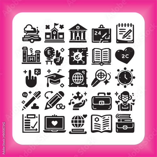 education icon collection