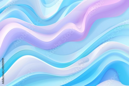 Abstract blue and purple wavy background design