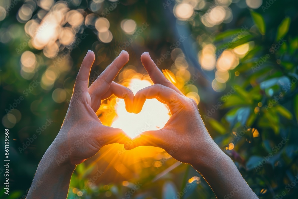 A kid's heart shaped hand expressing love, kindness, and love. A kid's heart shaped hand expressing love, kindness, and love.