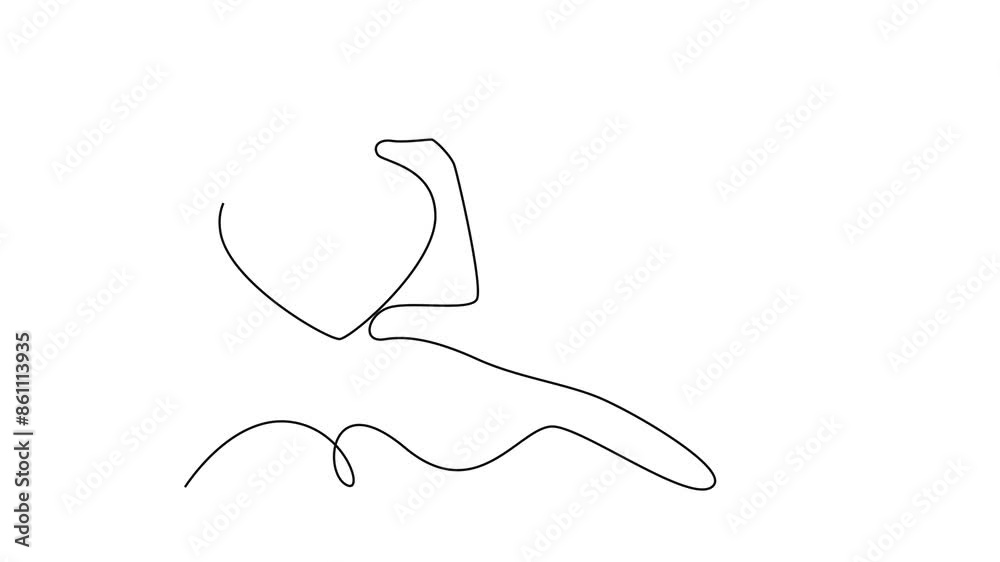All about love concept. Single line draw design. Full length animation illustration. High quality 4k footage All about love concept. Single line draw design. Full length animation illustration. High quality 4k footage