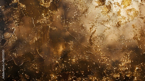 Background, texture, Christmas, New Year's card, New Year, platinum sheet, gold powder, gold, lame folding screen, glitter, frame, wallpaper.