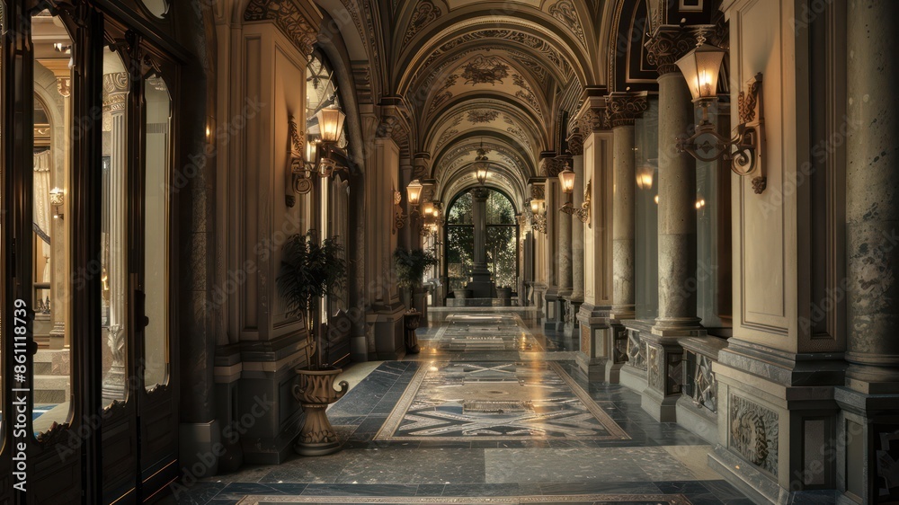 Obraz premium luxury palace interior