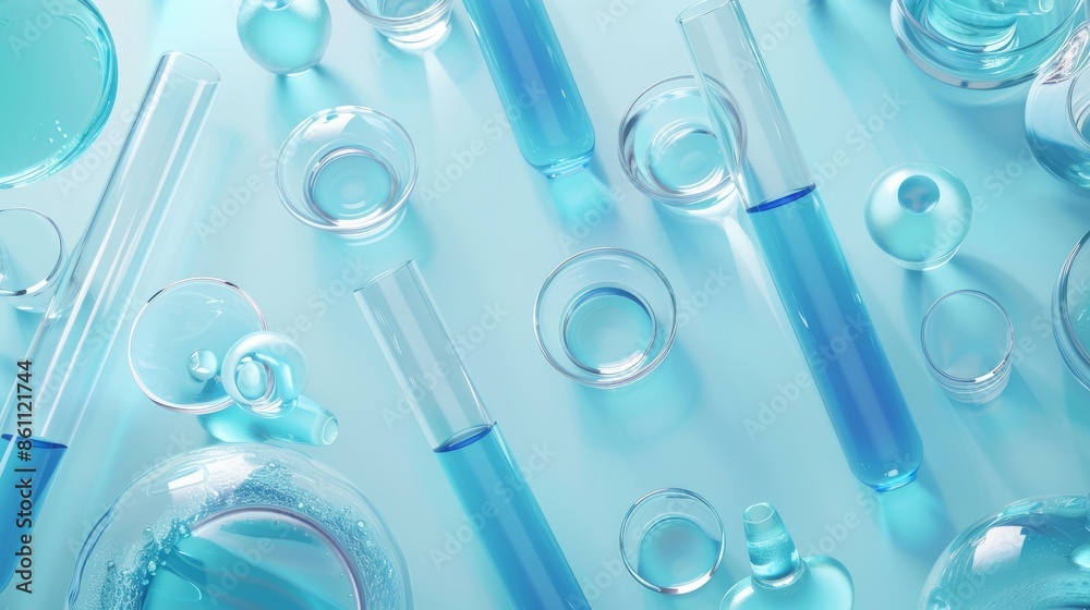 The dropping of chemical liquids into test tubes illustrates a laboratory research and development concept. A scientist tests chemistry or medicine samples in a test tube. The dropping of chemical liquids into test tubes illustrates a laboratory research and development concept. A scientist tests chemistry or medicine samples in a test tube.
