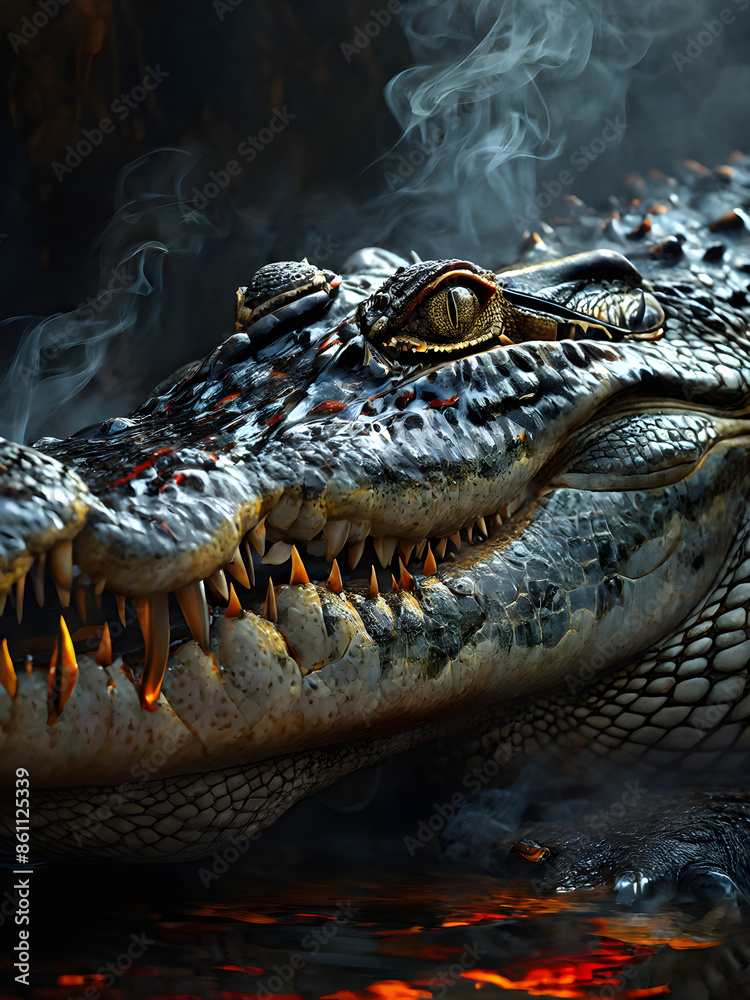 Obraz premium Crocodile