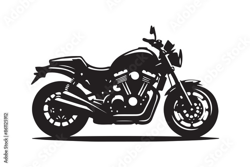 Motorcycle silhouette Illustration Artwork