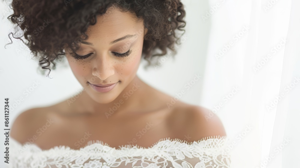 Romantic Off-the-Shoulder Wedding Gown Inspiration for Dreamy Brides Generative AI Romantic Off-the-Shoulder Wedding Gown Inspiration for Dreamy Brides Generative AI