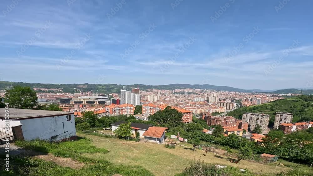 Panoramic view of Bilbao, city in the north of Spain. Panoramic view of Bilbao, city in the north of Spain.