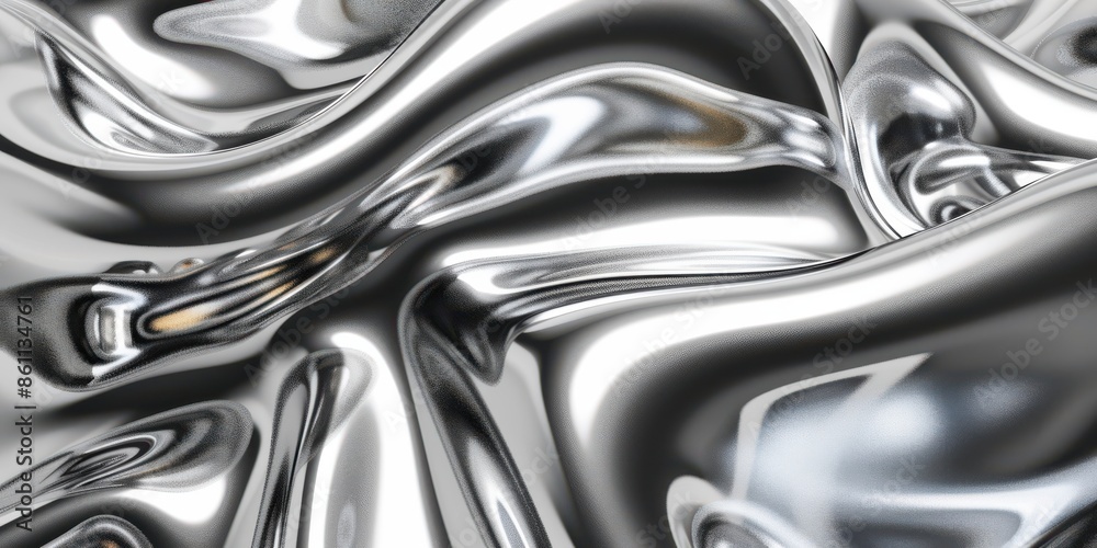 fabric with silver sheen and wave design for an elegant material concept fabric with silver sheen and wave design for an elegant material concept