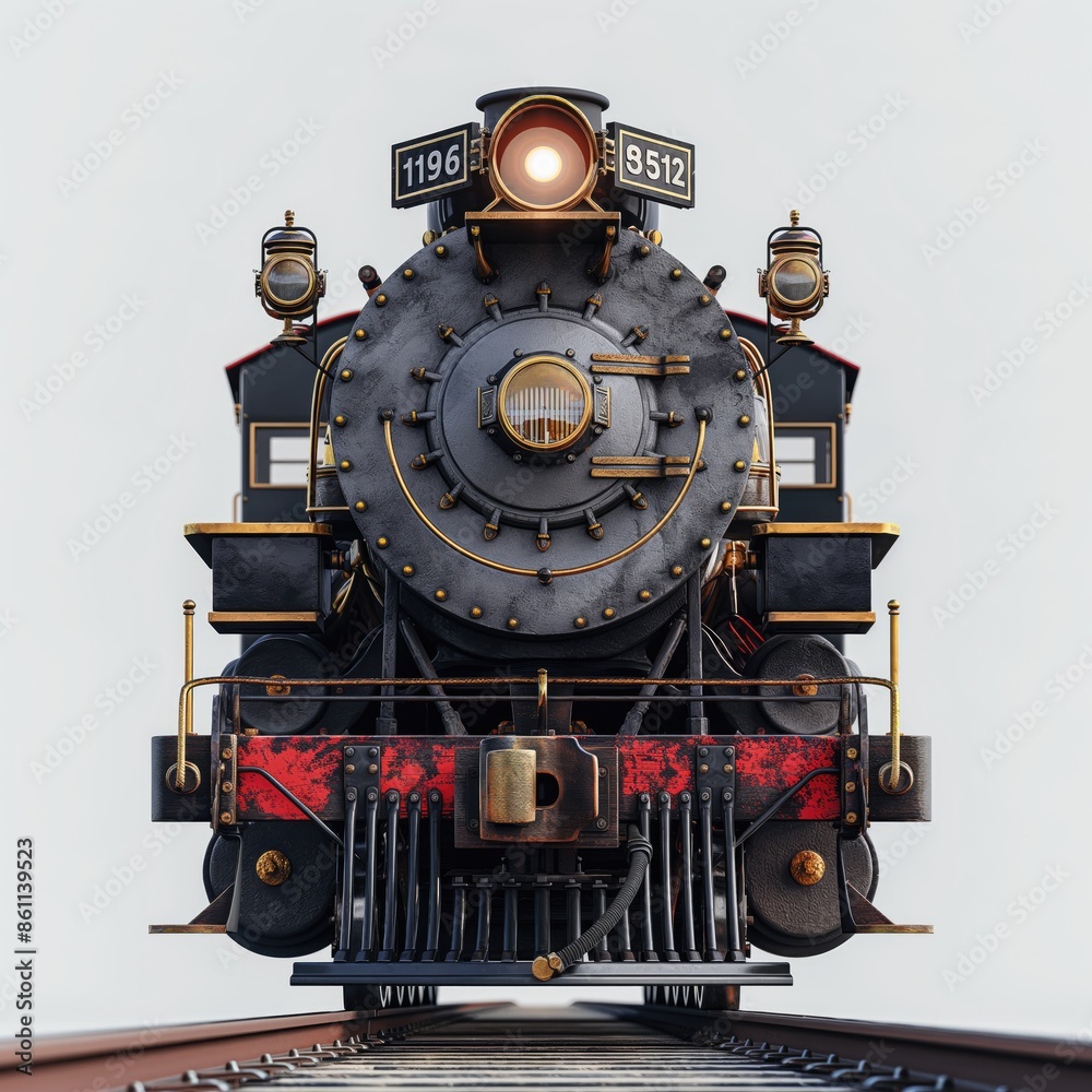Fototapeta premium old steam locomotive