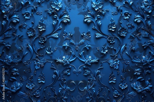 Elegance in Royal Blue. Classic and elegant theme concept