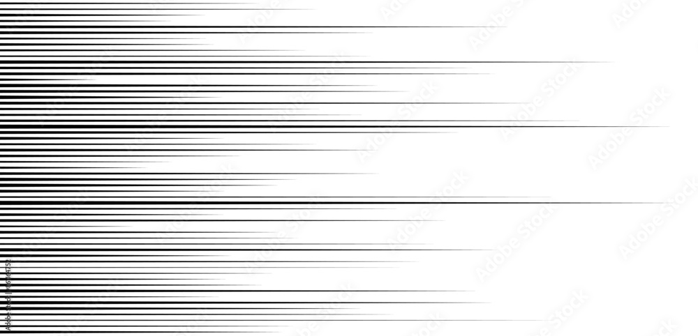 Fast speed lines on white background. Anime comic speed lines movement effect. Vector illustration. Fast speed lines on white background. Anime comic speed lines movement effect. Vector illustration.
