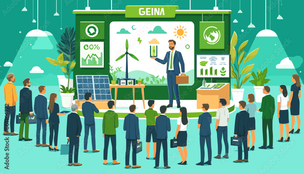 Concept vector illustration of business situation.
Concept vector illustration of business situation.