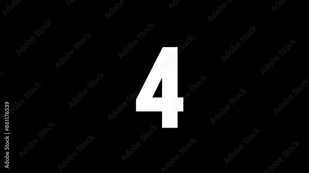 Fire number 4 with glitch effect and alpha channel, number four Fire number 4 with glitch effect and alpha channel, number four