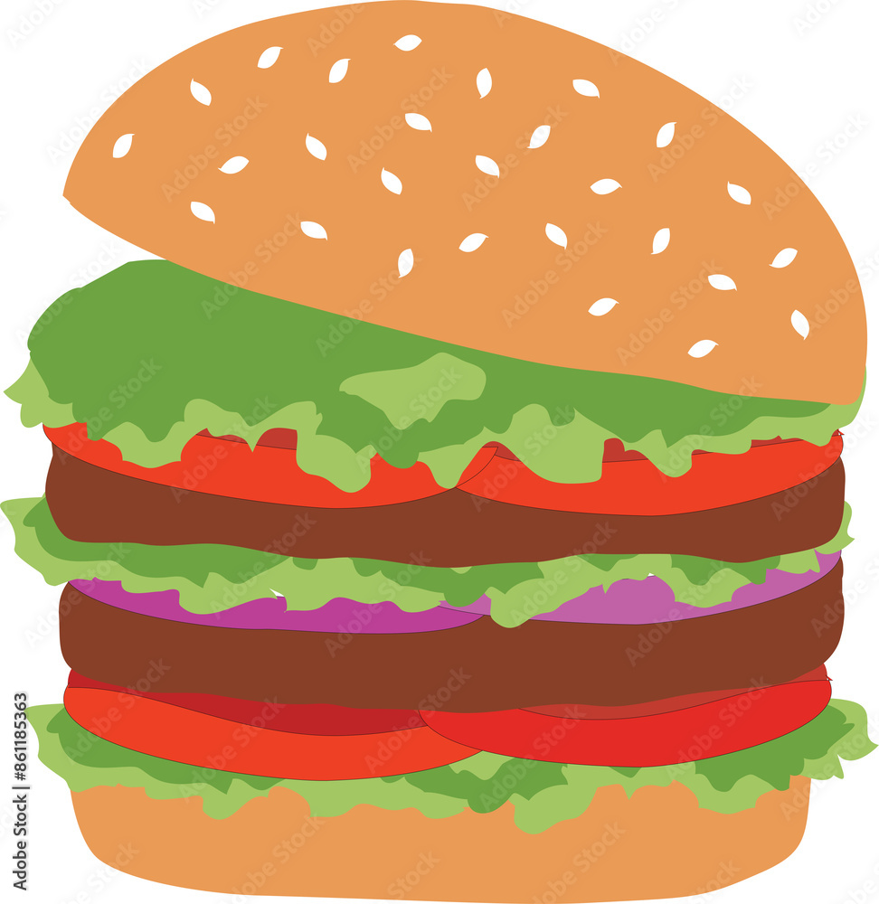Plant based beyond meat hamburger. Vegan and healthy lifestyle vegetarian concept