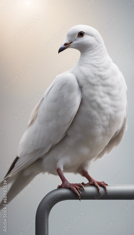 White dove isolated on transparent background White dove isolated on transparent background