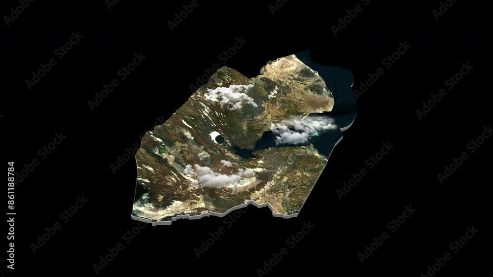 Djibouti 3D Country Map Animation Transparent Alpha Djibouti 3D Country Map Animation Transparent Alpha