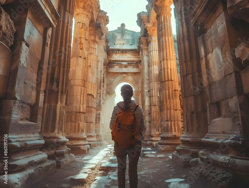 Wallpaper Mural Solitary of a Magnificent Historical Site Promoting Wonder and Self Discovery Torontodigital.ca