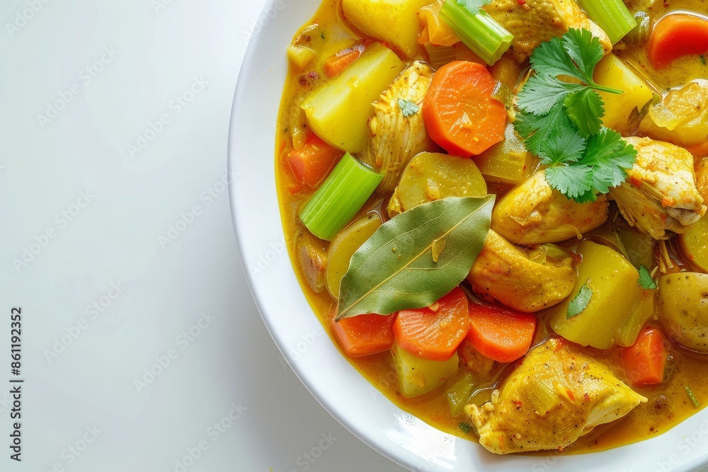 Tasty Caribbean Chicken Stew with Aromatic Spice Infusion Tasty Caribbean Chicken Stew with Aromatic Spice Infusion