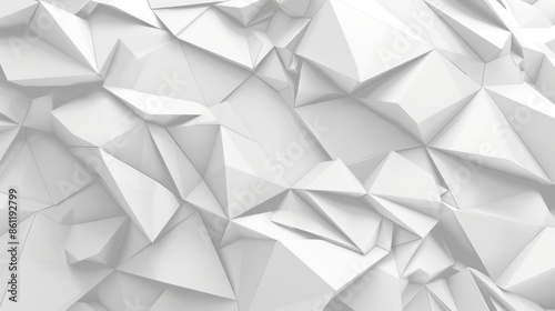 Abstract White Geometric Background