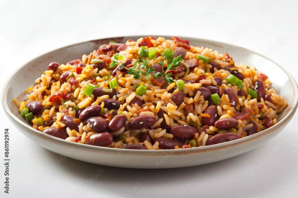 Tropical Caribbean-Style Beans and Rice with Fragrant Garlic Tropical Caribbean-Style Beans and Rice with Fragrant Garlic