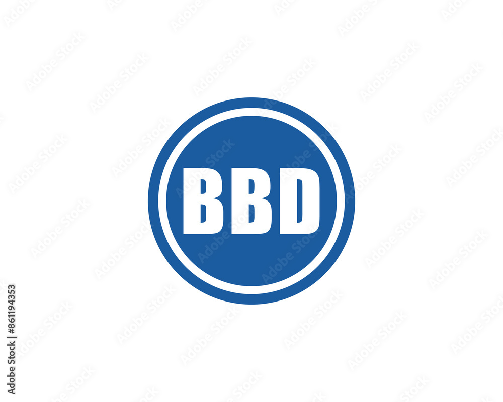 BBD logo design vector template BBD logo design vector template