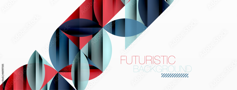 Circles and round shapes geometric minimal background Circles and round shapes geometric minimal background