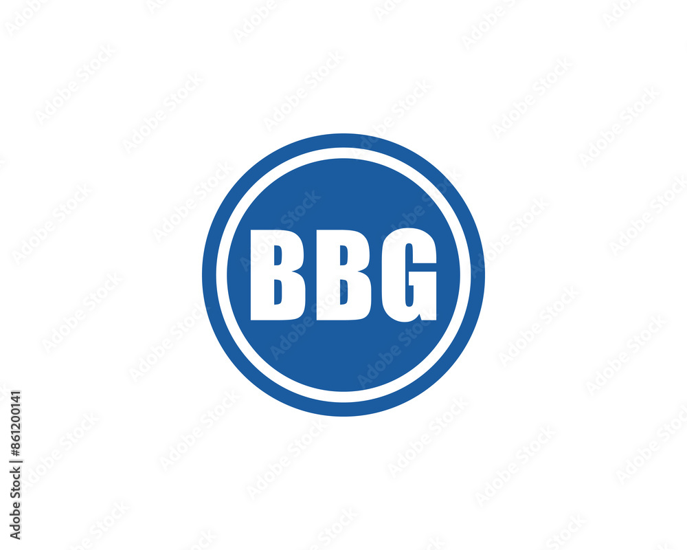 BBG logo design vector template BBG logo design vector template