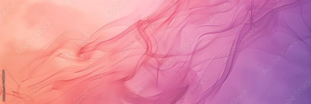 Fototapeta premium gradients purple color waves and curves, abstract shapes and texture as background, modern art wallpaper