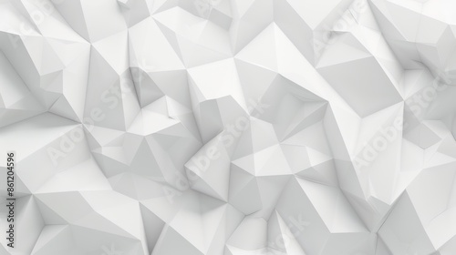 Abstract White Geometric Background