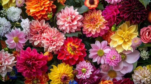 An image featuring a stunning arrangement of flowers in full bloom