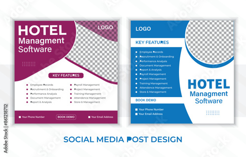 modern social media post design template