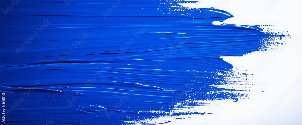Blue paint brush stroke smear color texture swatch background lipstick white smudge isolated Blue paint brush stroke smear color texture swatch background lipstick white smudge isolated