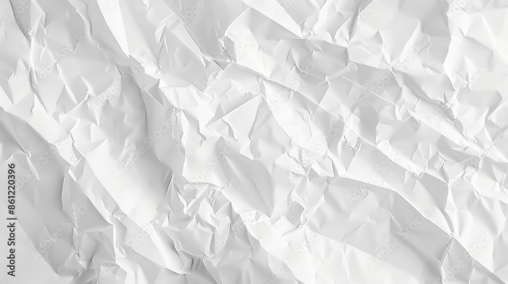 Obraz premium White Paper Texture background Crumpled