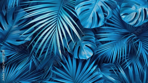 Abstract natural patterns inspired by palm leaves