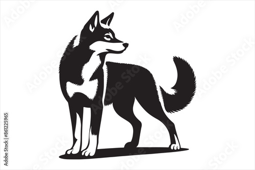 Dingo Vector silhouette image