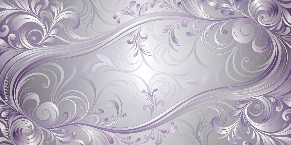 Sophisticated beauty branding backdrop with lavender swirls and soft silver on grey, lavender, swirls, soft silver Sophisticated beauty branding backdrop with lavender swirls and soft silver on grey, lavender, swirls, soft silver