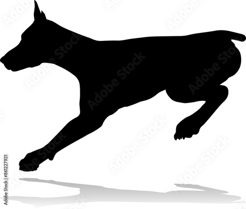 Dog Silhouette Pet Animal
