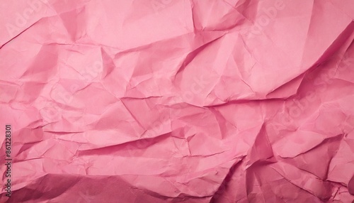 Wallpaper Mural crumpled pink paper texture background Torontodigital.ca