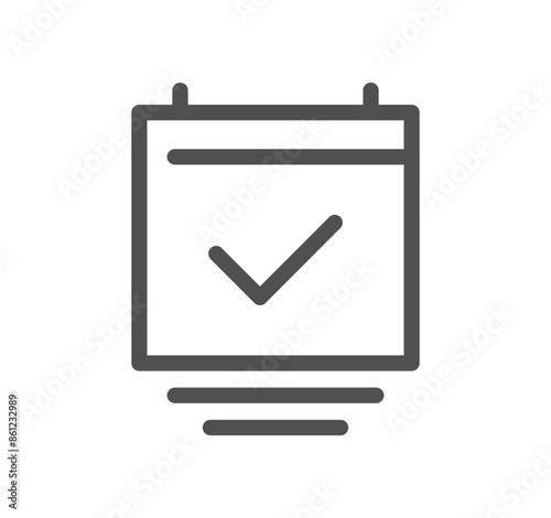 Seo and promotion related icon outline and linear vector.	
