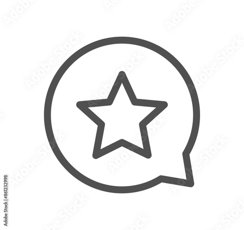 Seo and promotion related icon outline and linear vector.	
