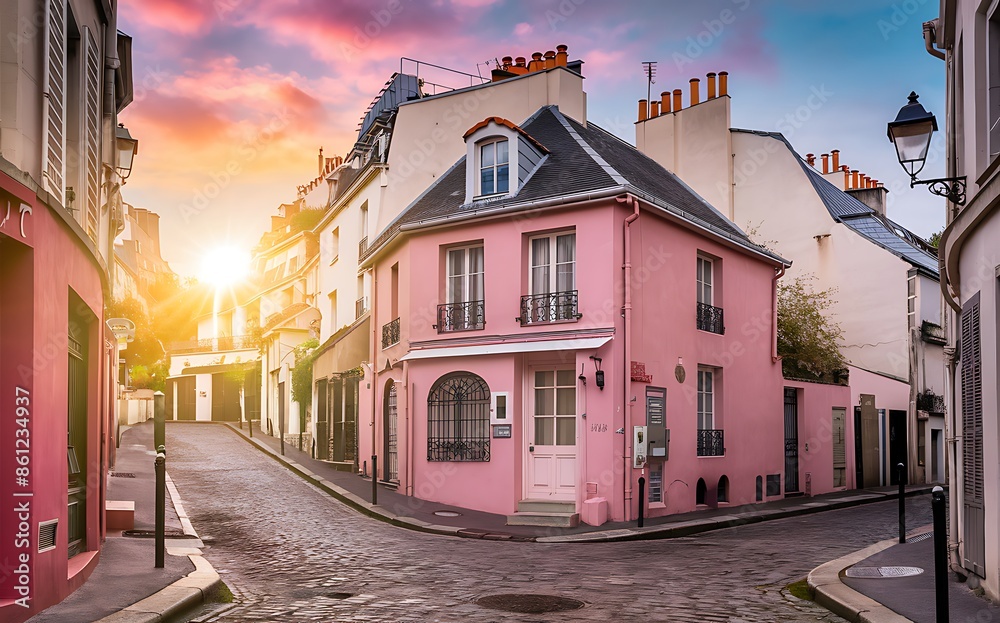 Fototapeta premium street in the town