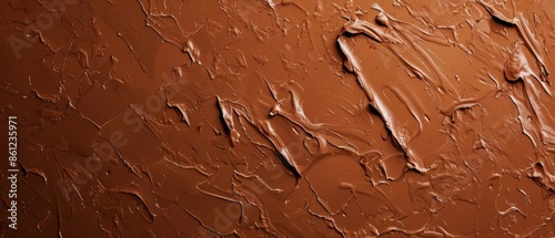 Close-up view of broken dark and white chocolate pieces photo