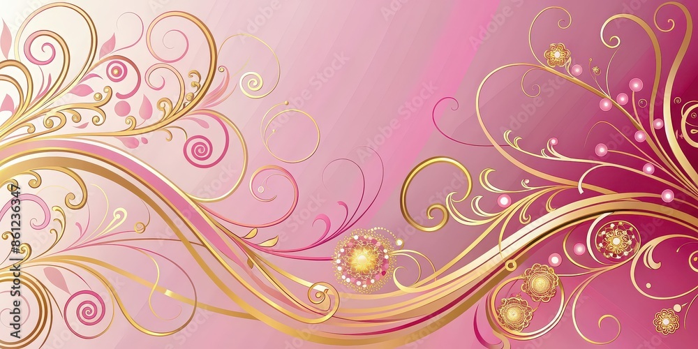 Pink and gold swirls creating an elegant and sophisticated design, swirls, pink, gold, abstract, elegant, luxury, feminine Pink and gold swirls creating an elegant and sophisticated design, swirls, pink, gold, abstract, elegant, luxury, feminine