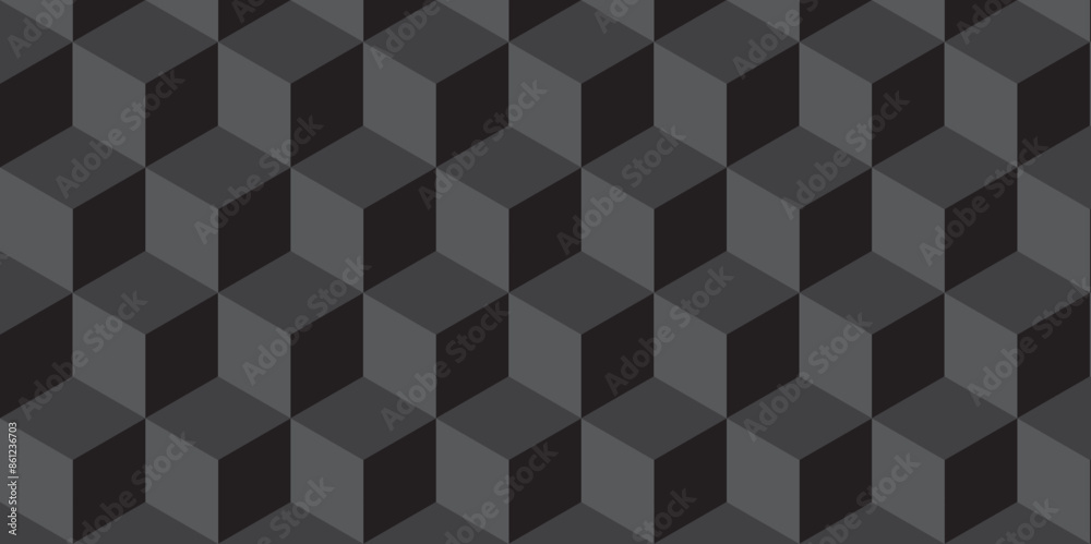 Minimal abstract dark black background from cubes victor art. Geometric tiles and mosaic creative stylish seamless pattern block cube background. minimal hexagon Cubes mosaic shape vector design Minimal abstract dark black background from cubes victor art. Geometric tiles and mosaic creative stylish seamless pattern block cube background. minimal hexagon Cubes mosaic shape vector design